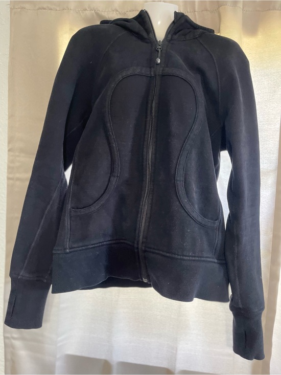lululemon athletica Tops - lululemon athletica Scuba Hoodie. Black Full-Zip Hooded Jacket VGUC size 8/M
